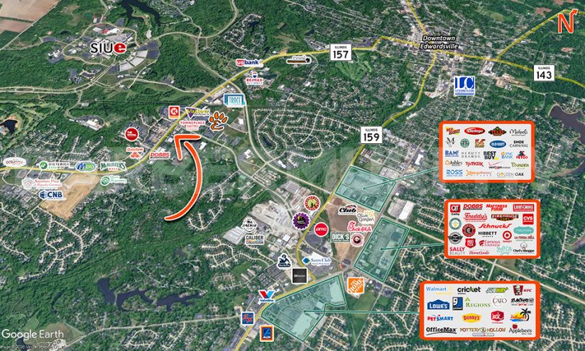 1120 South State Route 157, Edwardsville, Illinois 62025, Madison County, ,Office,For Lease,South State Route 157, 1120 south state route 157, Edwardsville IL, brick exterior, 2814, IL-157, I-270