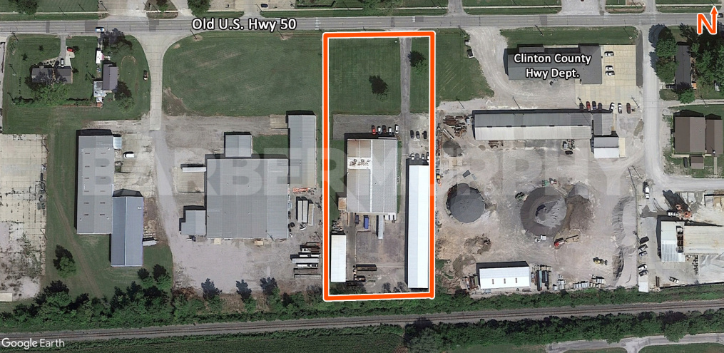 Site Map for 2210 Franklin St., Carlyle, IL