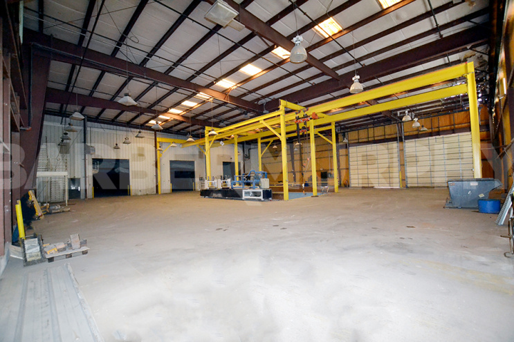 Interior Image of Warehouse Cranes