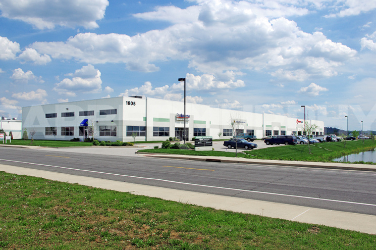 Exterior Image of Industrial Building with space for lease