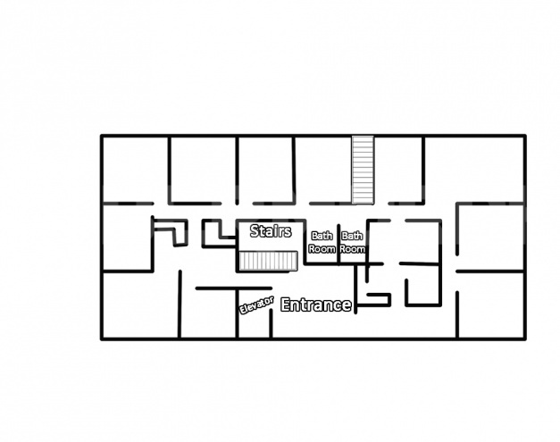 Floorplan for main floor for property 24 Bronze Pointe Swansea, IL 62226