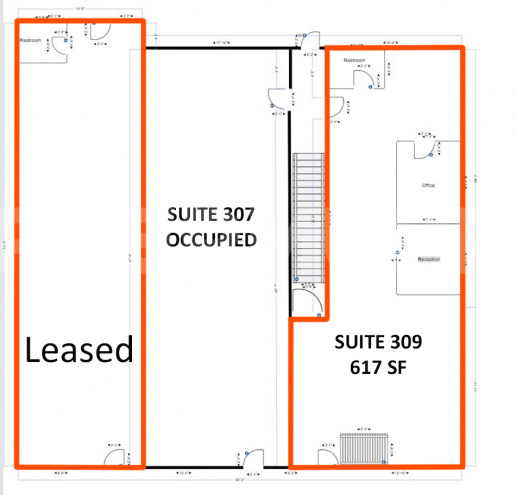 property floorplan for 305-309 N Illinois, Belleville, IL