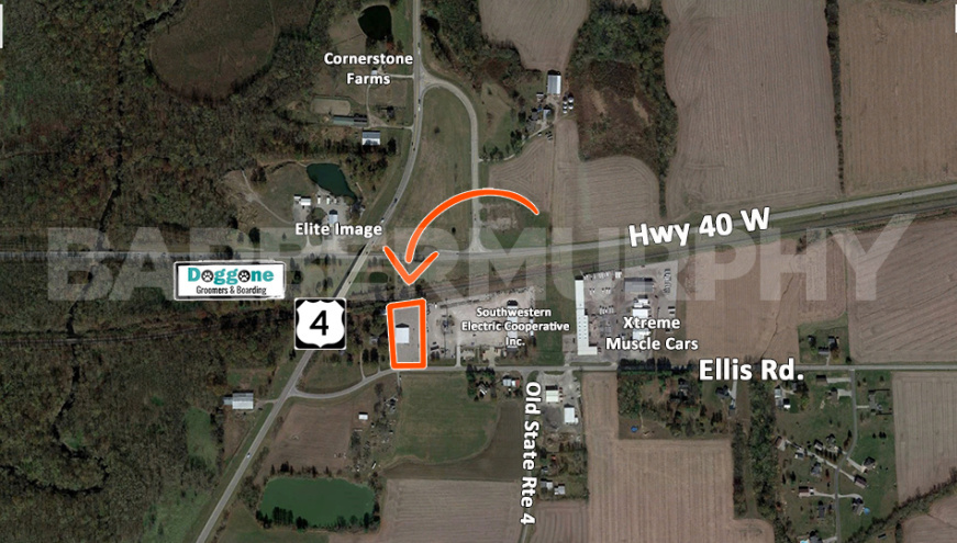 Aerial image for 9981 Ellis Rd. St. Jacob, IL 62281