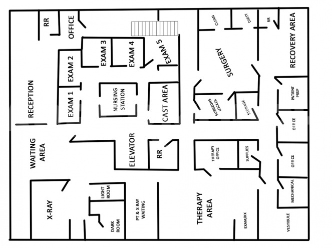302 Broadway Main level floor plan 