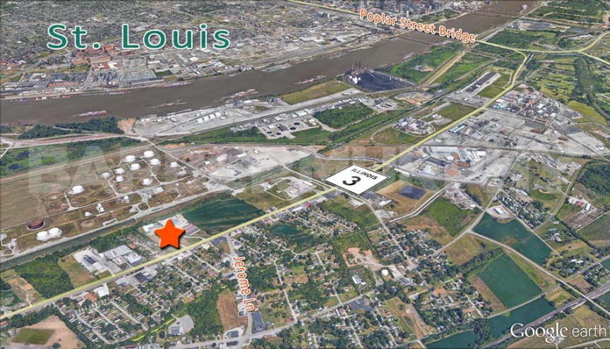 Expanded aerial image for property Industrial Dr. Cahokia Heights, IL 62206