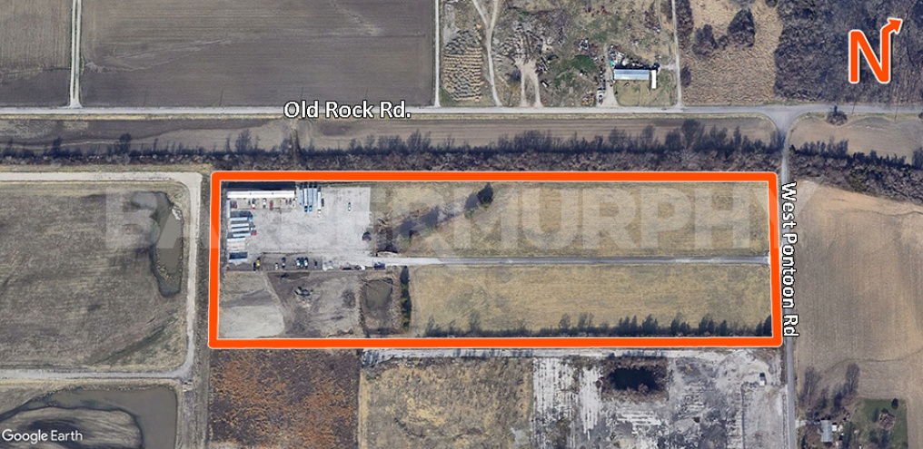 close aerial image for 464 West Pontoon Rd. Granite City, IL 62040