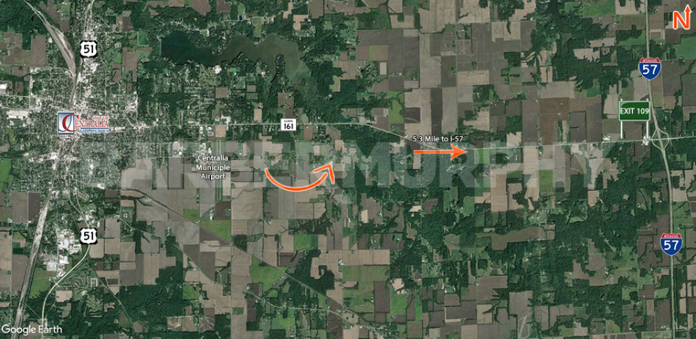 Area Map of 1138 Schwartz Rd., Centralia, IL 62801