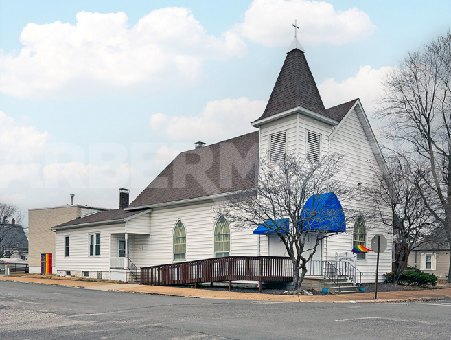 Exterior Image of church for sale located at 425 Louisa Ave, Dupo, IL