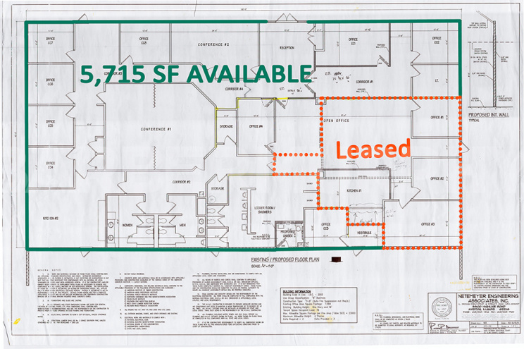 floorplan for 5920 Gateway Industrial Dr.  Belleville, IL 62223