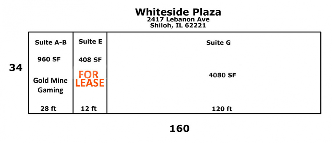floorplan for 2417 Lebanon Ave. Shiloh, IL 62221