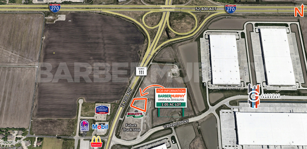 Site Map of 1 Acre Development Site for Sale