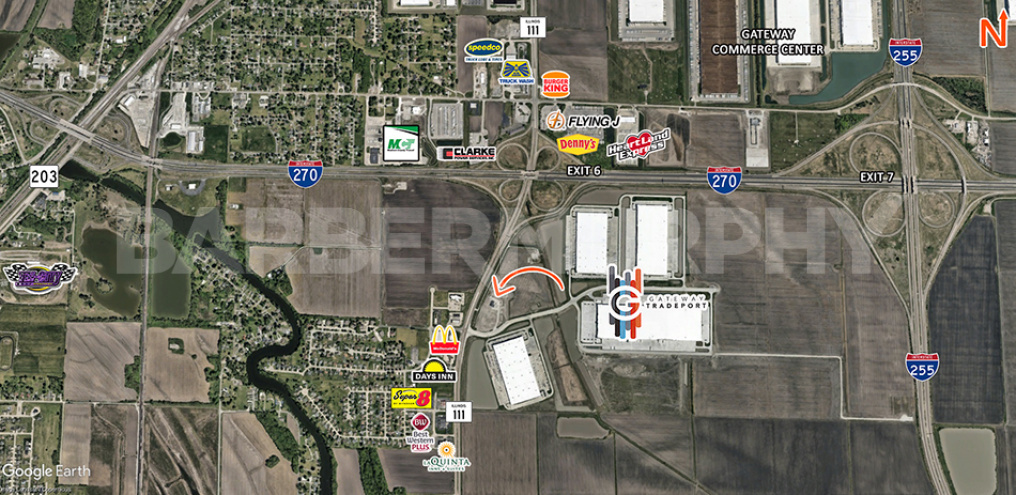 Area Map of 5171 Pagano Court, Pontoon Beach, IL