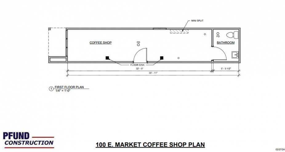 Floor Plan for Drive Thru