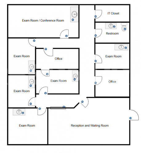 5036 N Illinois St Site Floor Plan