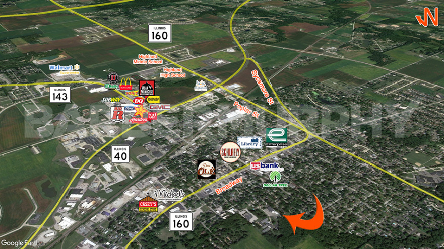 1405 Walnut St, Highland, Illinois 62249+<br> Madison County, ,Industrial,For Sale,Walnut