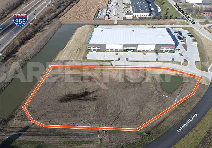 Aerial showing parcel available