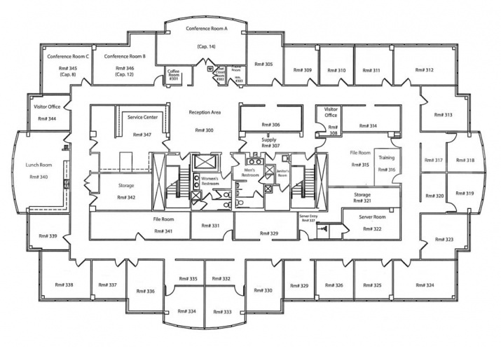 Richland Plaza I Floor PLan