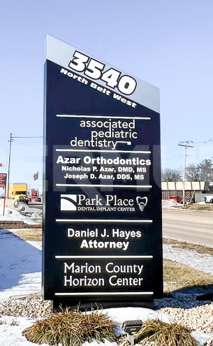 Monument Signage at 3540 North Belt West, Belleville, IL 62226