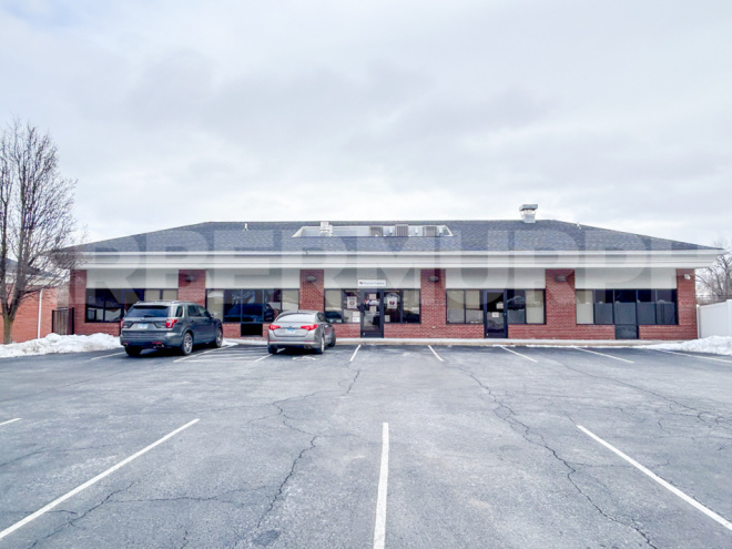 Exterior of the rear of the building