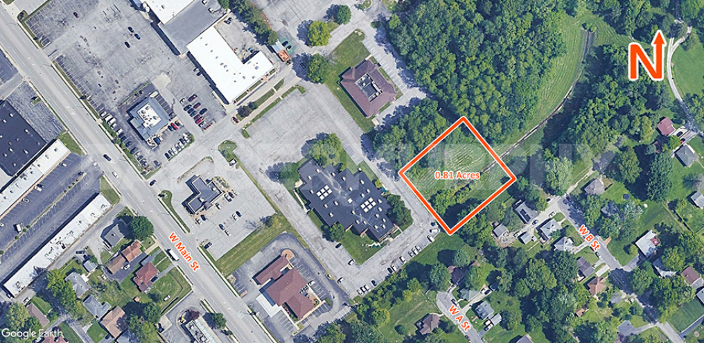 Close Aerial of 6401 West Main Street, Belleville, IL 62223
