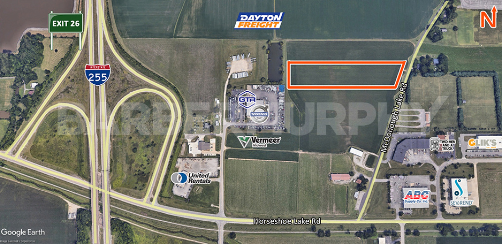 1001-1003 McDonough Lake Rd, Collinsville, Illinois 62234,Madison County, Industrial For Lease, McDonough Lake Rd, Warehouse for Lease