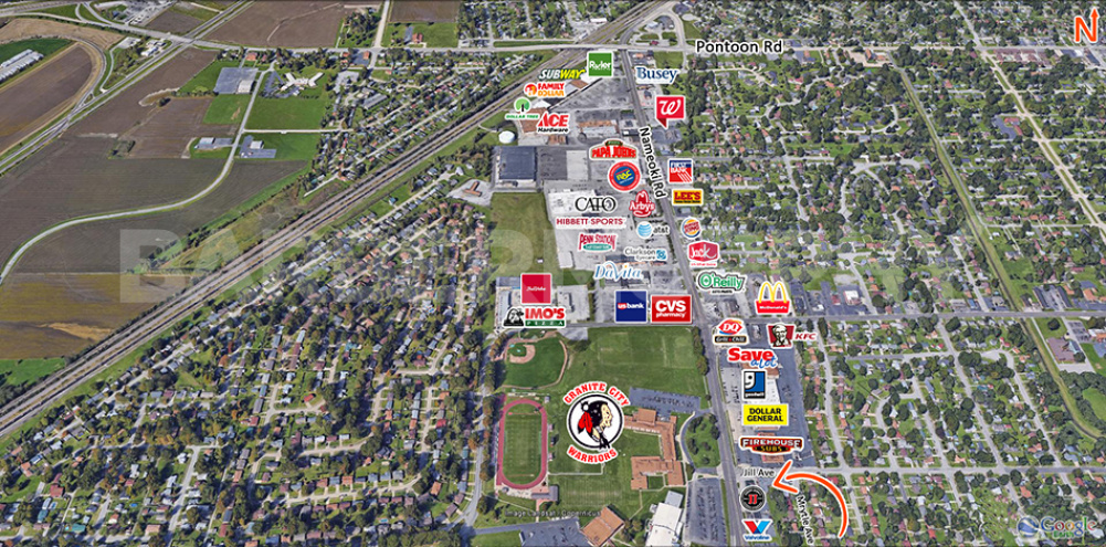 Area Map of 3165 Myrtle Ave