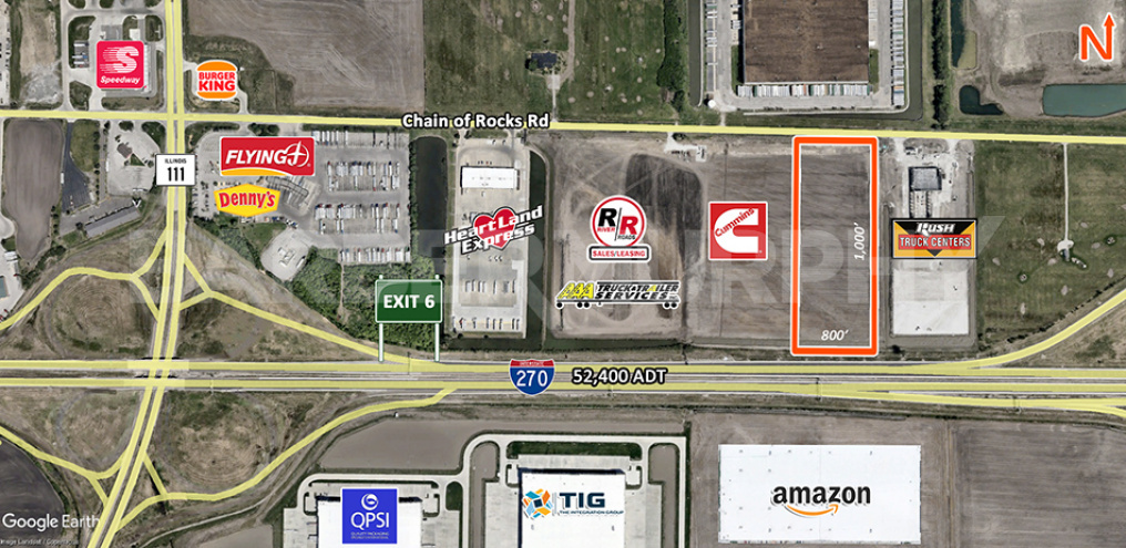 Aerial Image of Industrial Lot for Sale 