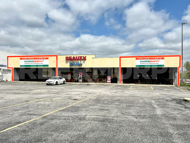 Exterior of center showing available space