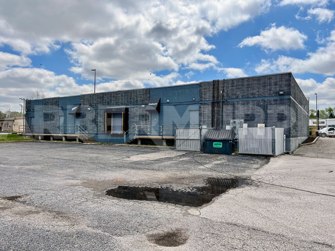 Rear of building