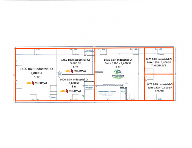 1475 B and H Industrial Court, Millstadt, Floor Plan