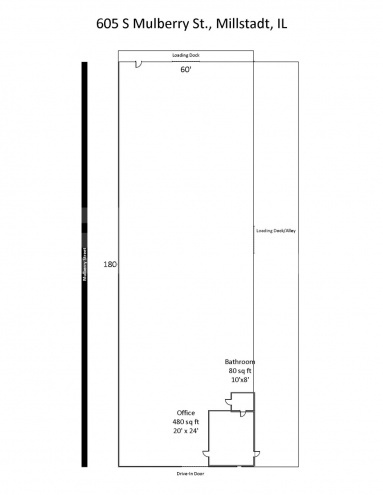 605 S Mulberry St., Millstadt, IL Floor Plan