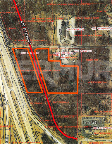 topography map