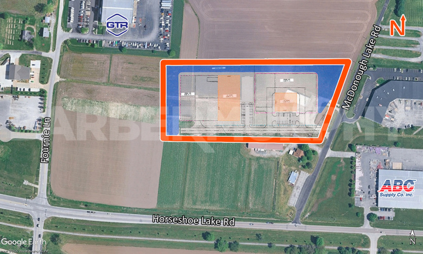 Close Aerial Site Plan