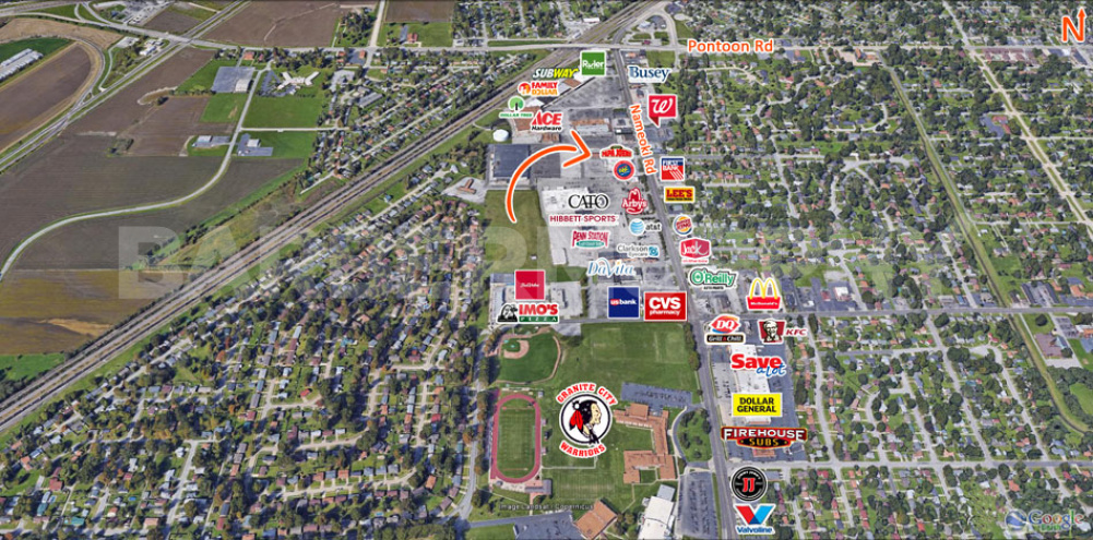 3657-3671 Nameoki Rd, Granite City, Illinois 62040<br> Madison County, ,Retail,For Lease,Nameoki