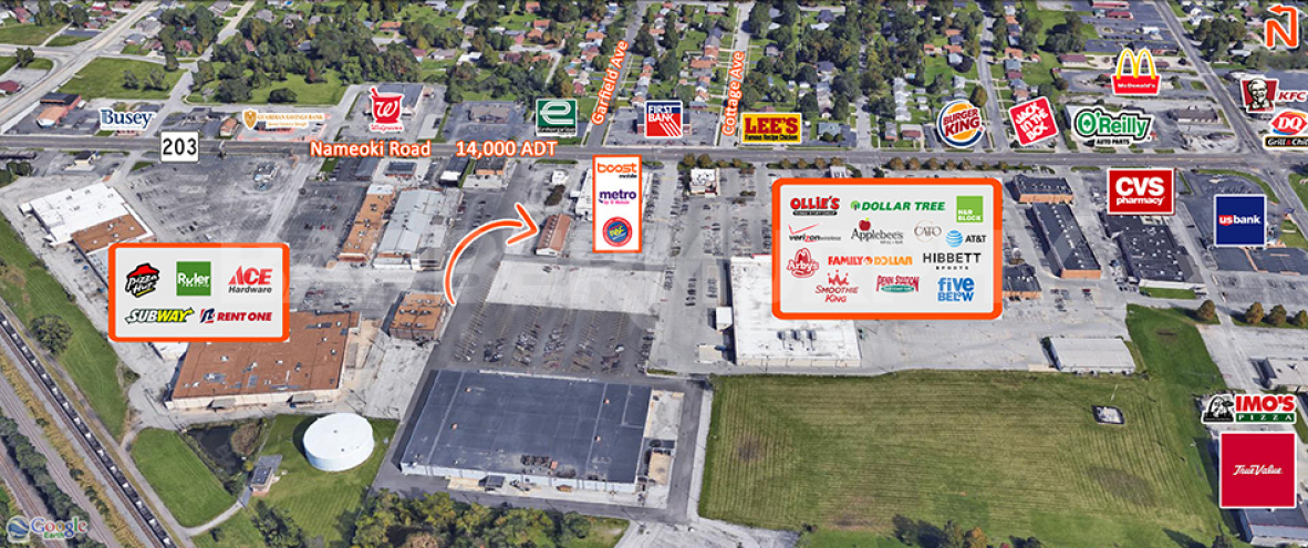 3657-3671 Nameoki Rd, Granite City, Illinois 62040<br> Madison County, ,Retail,For Lease,Nameoki