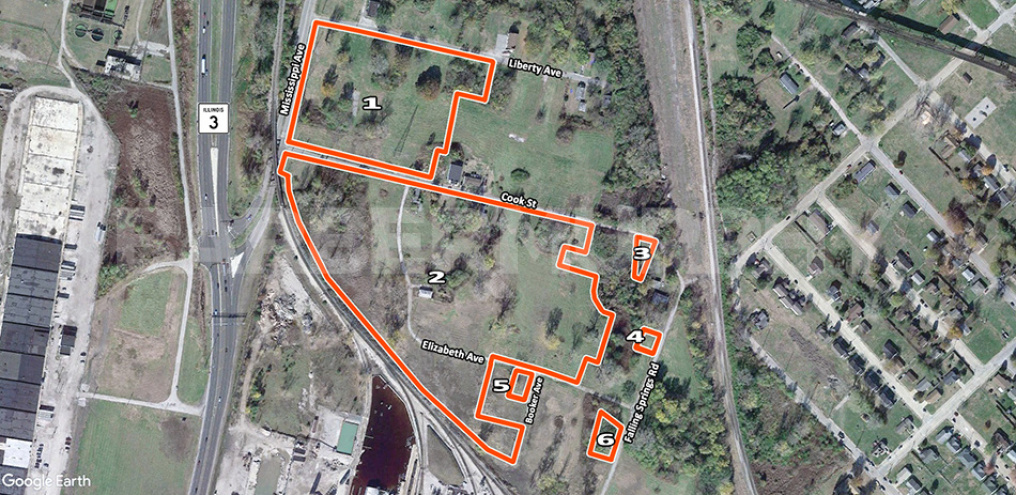 2401 Mississippi Ave, East St. Louis, Illinois 62201<br> St. Clair County, ,Land,For Sale,Mississippi
