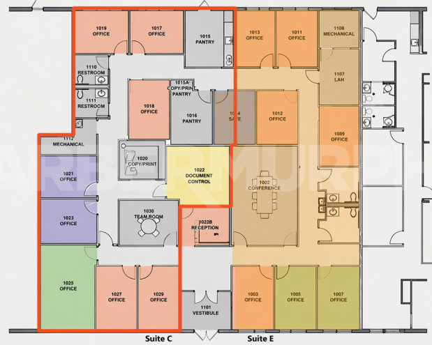 Suite C Floor plan