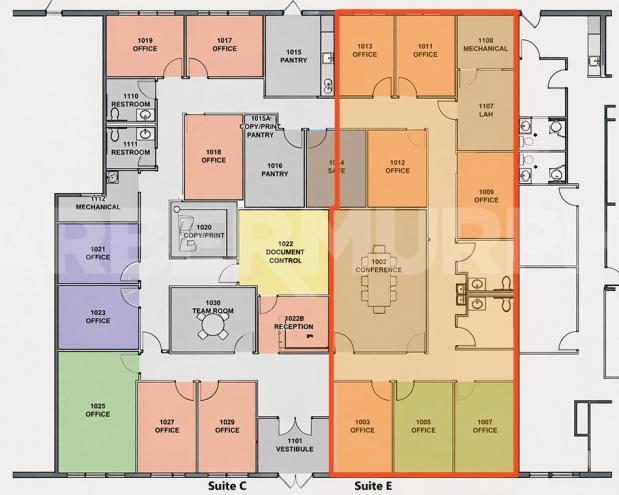 Suite E Floorplan