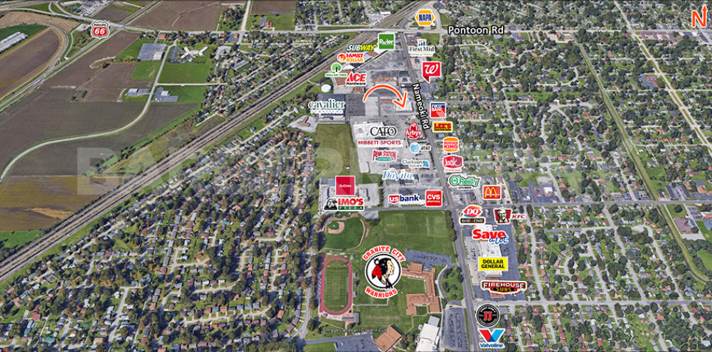 3675 Nameoki Rd, Granite City, Illinois 62040<br> Madison County, ,Investment,For Sale,Nameoki Plaza,Nameoki