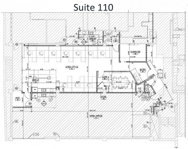 Suite 110 Floorplan