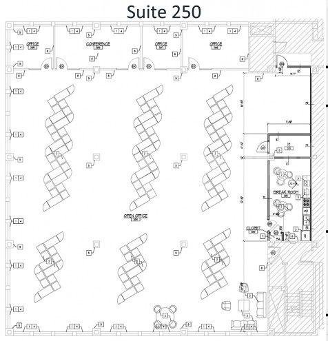 Suite 250 Floorplan