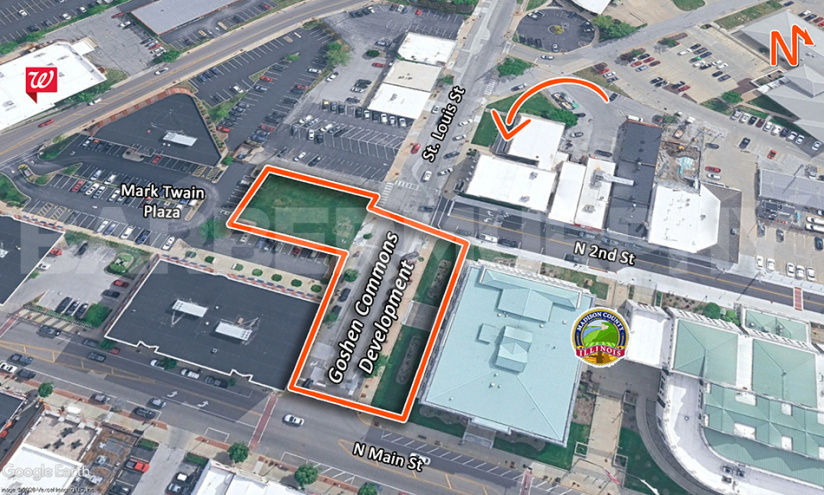 Goshen Commons Development Aerial