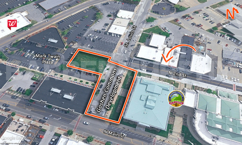 Goshen Commons Development Aerial