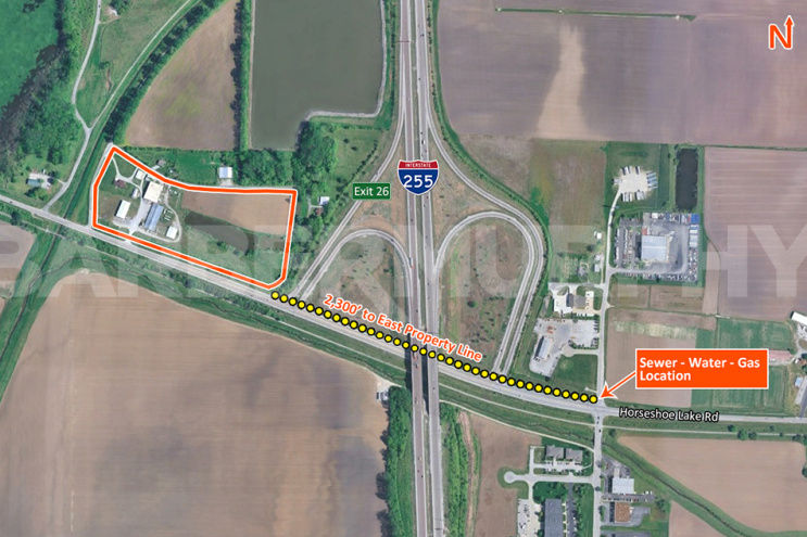 Sewer, Water, Gas Line