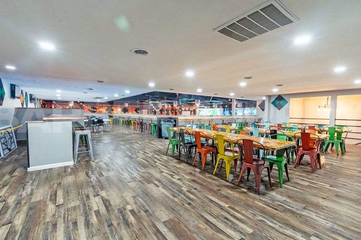 2nd floor bar and seating