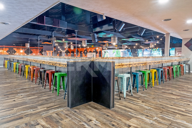 2nd floor bar and seating