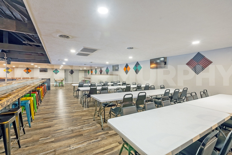 2nd floor bar and seating