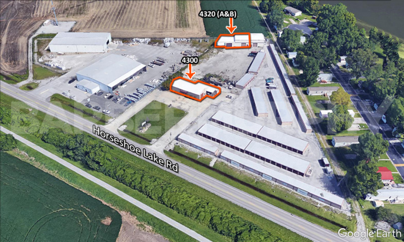 Aerial View of Available Spaces