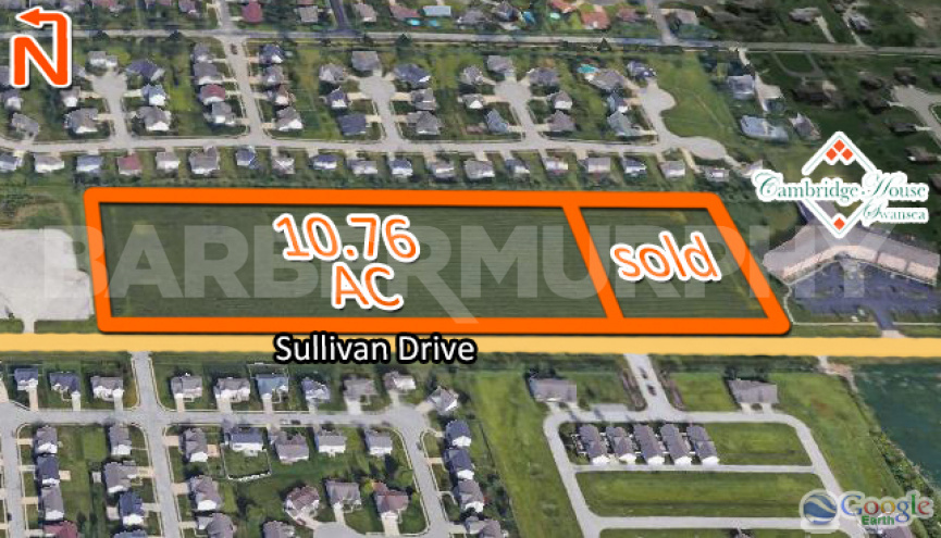 Site Map of Commercial Development Site for Sale, Land for Sale, Swansea IL