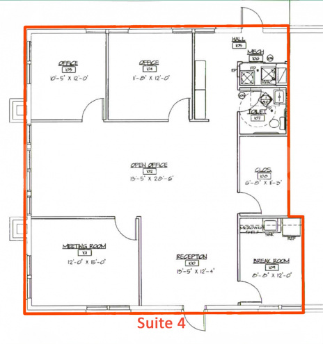 Suite 4 - Floorplan